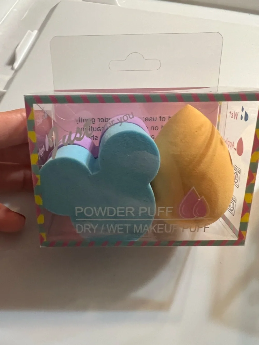 Makeup Blender Bundle -3 Boxes Mouse & Teardrop Dry & Wet Puff 3 in each - NIB - Picture 2 of 4